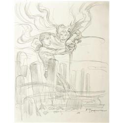 Michael Kaluta Preliminary Cover "The Books Of M 