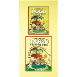 Pogo Coloring Book Cover Original Art 