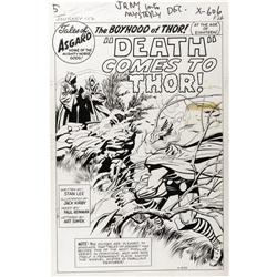 Jack Kirby Thor Splash Page Original Art