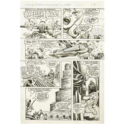 Jack Kirby Destroyer Duck #5 Original Art 2 pgs