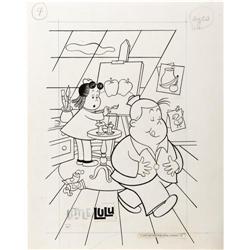 Little Lulu Cover Original Art (Whitman)