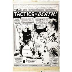 Val Mayerik Frankenstein Splash Original Art