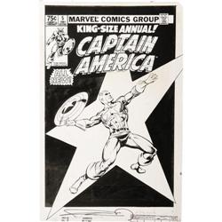 Frank Miller Captain America Cover Original Art