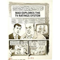 Harry North - Mad #208 Page Original Art, Group