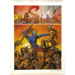 Dermot Power - 2000 A.D. #894, Splash Page Art