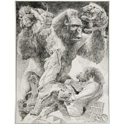 Manuel Sanjulian - "Mighty Joe Young" Illustration