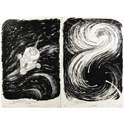 The Black Hole Original Comic Art 48 pgs