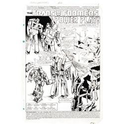 Frank Springer Transformers Splash Original Art