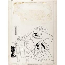 Terry-Toon Comics #6 Cover Original Art