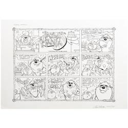 George Wildman - Taz Mania Sunday Comic Strip