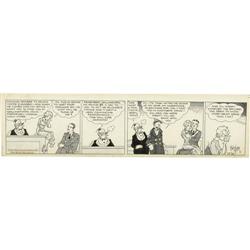 Chic Young - Blondie Daily Comic Strip Original Art