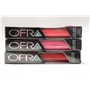 Image 1 : 3PK OFRA ASSORTED LONG LASTING LIQUID LIPSTICK