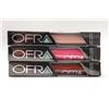 Image 1 : 3PK OFRA ASSORTED LONG LASTING LIQUID LIPSTICK