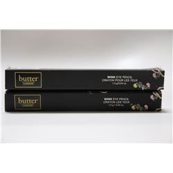 2PK BUTTER LONDON WINK EYE PENCIL; EARL GREY /