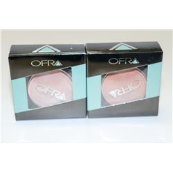 2PK OFRA ASSORTED BLUSHES; ROSE/ WINTER ROSE GLOW