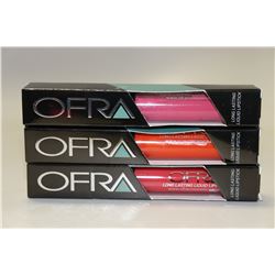 3PK OFRA ASSORTED LONG LASTING LIQUID LIPSTICK