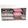 Image 1 : 3PK OFRA ASSORTED LONG LASTING LIQUID LIPSTICK