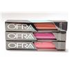 Image 1 : 3PK OFRA ASSORTED LONG LASTING LIQUID LIPSTICK