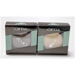 2PK OFRA ASSORTED EYE SHADOWS; VANILLA/ MILLENNIUM