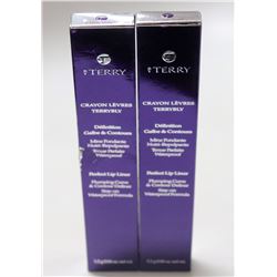 2PK TERRY TERRYBLY PERFECT LIP LINER; WINE