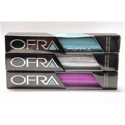 3PK OFRA ASSORTED LONG LASTING LIQUID LIPSTICK