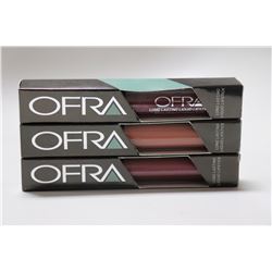 3PK OFRA ASSORTED LONG LASTING LIQUID LIPSTICK