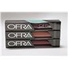 Image 1 : 3PK OFRA ASSORTED LONG LASTING LIQUID LIPSTICK