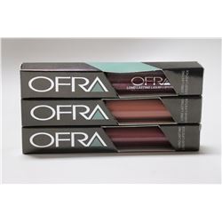 3PK OFRA ASSORTED LONG LASTING LIQUID LIPSTICK