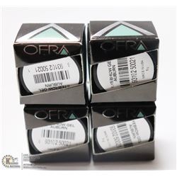 4PK OFRA SEMI PERMANENT EYEBROW GEL; AUBURN
