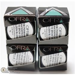 4PK OFRA SEMI PERMANENT EYEBROW GEL; GOLDEN