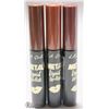 Image 1 : 3PK LA GIRL METAL LIQUID LIPSTICK; 852/ 853 & 854