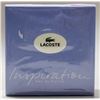 Image 1 : MSRP $107.00- LACOSTE INSPIRATION 50ML EAU DE