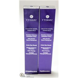 2PK MSRP $82.00- TERRY CRAYON KHOL COLOR EYE