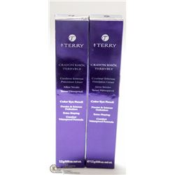 2PK MSRP $82.00- TERRY CRAYON KHOL COLOR EYE