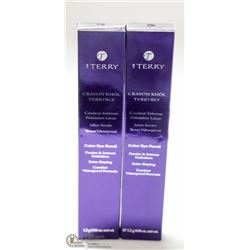 2PK MSRP $82.00- TERRY CRAYON KHOL COLOR EYE