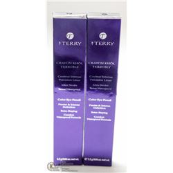 2PK MSRP $82.00- TERRY CRAYON KHOL COLOR EYE