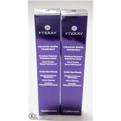 2PK MSRP $82.00- TERRY CRAYON KHOL COLOR EYE