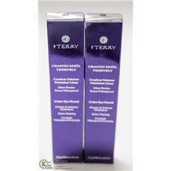 2PK MSRP $82.00- TERRY CRAYON KHOL COLOR EYE