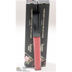 2PK BUTTER LONDON 6ML PLUSH RUSH LIP GLOSS; SIREN