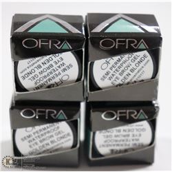 4PK OFRA SEMI PERMANENT EYEBROW GEL; GOLDEN