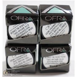 4PK OFRA SEMI PERMANENT EYEBROW GEL; GOLDEN