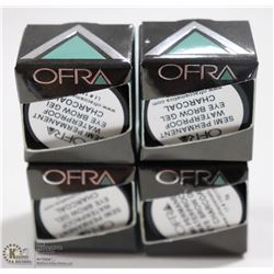 4PK OFRA SEMI PERMANENT EYEBROW GEL; CHARCOAL