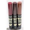 Image 1 : 3PK LA GIRL METAL LIQUID LIPSTICK; 855/ 861 & 866
