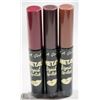 Image 1 : 3PK LA GIRL METAL LIQUID LIPSTICK; 855/ 861 & 866