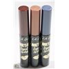 Image 1 : 3PK LA GIRL METAL LIQUID LIPSTICK; 855/ 861 & 866