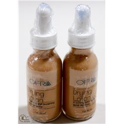 2PK OFRA 30 ML DRYING LOTION. SOOTHING & REPAIRING