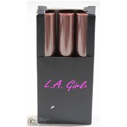 3PK LA GIRL METAL LIQUID LIPSTICK; 858