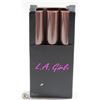 Image 1 : 3PK LA GIRL METAL LIQUID LIPSTICK; 858