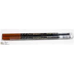 2PC LA GIRLS SHADY SLIM BROW PENCIL; AUBURN