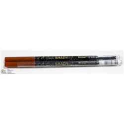 2PC LA GIRLS SHADY SLIM BROW PENCIL; AUBURN